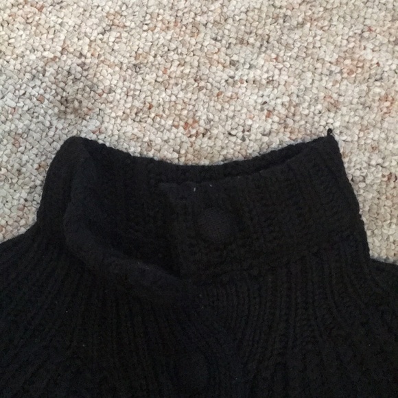 Moda International Black Button-up Wool Sweater - Picture 12 of 12